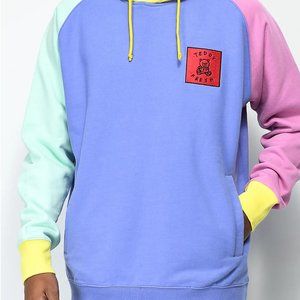 Teddy Fresh colorblock hoodie size S